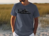 AH-64 Apache Helicopter T-Shirt, Military Aviation Graphic Tee, Army Veteran Pilot Shirt, Attack Chopper Gift for Him, Flight Enthusiast Top thumbnail 9