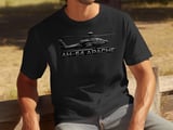 AH-64 Apache Helicopter T-Shirt, Military Aviation Graphic Tee, Army Veteran Pilot Shirt, Attack Chopper Gift for Him, Flight Enthusiast Top thumbnail 8