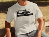 AH-64 Apache Helicopter T-Shirt, Military Aviation Graphic Tee, Army Veteran Pilot Shirt, Attack Chopper Gift for Him, Flight Enthusiast Top thumbnail 11