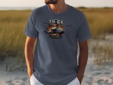 AH-64 Apache Helicopter T-Shirt, Military Aviation Shirt, Attack Chopper Graphic Tee, Army Aviator Pilot Gift, Aircraft Veteran Apparel thumbnail 2