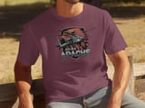Apache Helicopter T-Shirt, AH-64 Aviation Tee, Military Aircraft Shirt, Army Aviator Graphic Tee, Flight Pilot Veteran Gift for Him thumbnail 11