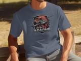 Apache Helicopter T-Shirt, AH-64 Aviation Tee, Military Aircraft Shirt, Army Aviator Graphic Tee, Flight Pilot Veteran Gift for Him thumbnail 6