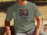 Apache Helicopter T-Shirt, AH-64 Aviation Tee, Military Aircraft Shirt, Army Aviator Graphic Tee, Flight Pilot Veteran Gift for Him thumbnail 8