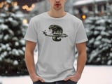 Cobra Attack Helicopter T-Shirt, Military Aviation Graphic Tee, Viper Gunship Shirt, Tactical Pilot Gift, Army Aviation Snake Tee thumbnail 6
