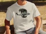 Cobra Attack Helicopter T-Shirt, Military Aviation Graphic Tee, Viper Gunship Shirt, Tactical Pilot Gift, Army Aviation Snake Tee thumbnail 4