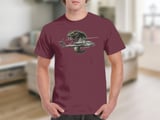 Cobra Attack Helicopter T-Shirt, Military Aviation Graphic Tee, Viper Gunship Shirt, Tactical Pilot Gift, Army Aviation Snake Tee thumbnail 1