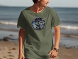 AH-1Z Viper Helicopter T-Shirt, Military Attack Chopper Graphic Tee, Aviation Pilot Gift, Tactical Aviator Badge Top for Men thumbnail 2