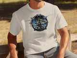 AH-1Z Viper Helicopter T-Shirt, Military Attack Chopper Graphic Tee, Aviation Pilot Gift, Tactical Aviator Badge Top for Men thumbnail 7