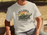 AH-1 Cobra Attack Helicopter T-Shirt, Retro Military Aviation Graphic Tee, Vintage Pilot Shirt, Gunship Aircraft Gift for Veteran Dad thumbnail 2