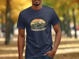 AH-1 Cobra Attack Helicopter T-Shirt, Retro Military Aviation Graphic Tee, Vintage Pilot Shirt, Gunship Aircraft Gift for Veteran Dad thumbnail 3