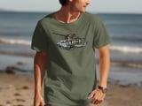 AH-1 Cobra Helicopter Shirt, Tactical Military Gunship Graphic Tee, Aviation Veteran Gift, Pilot Streetwear Attack Chopper T-Shirt for Men thumbnail 6
