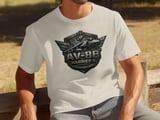 AV-8B Harrier II T-Shirt, USMC Military Jet Tee, Faux Metal Aircraft Graphic Shirt, Veteran Gift for Pilot and Aviation Fan thumbnail 2