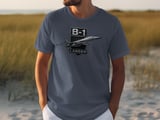 B-1 Lancer T-Shirt Military Bomber Jet Aviation Graphic Shirt, Retro Supersonic Aircraft Flight Tee, Air Veteran Pilot Gift for Him thumbnail 5