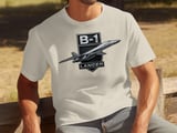 B-1 Lancer T-Shirt Military Bomber Jet Aviation Graphic Shirt, Retro Supersonic Aircraft Flight Tee, Air Veteran Pilot Gift for Him thumbnail 6