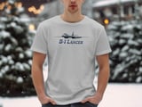 B-1 Lancer T-Shirt, Supersonic Military Bomber Aircraft Tee, Cool Aviation Pilot Shirt, Graphic AvGeek Apparel Gift for Him thumbnail 7