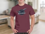 B-1 Lancer T-Shirt, Military Aviation Bomber Graphic Tee, Air Force Veteran Pilot Gift, Supersonic Airplane Airshow Flight Shirt for Him thumbnail 7