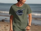 B-1 Lancer T-Shirt, Military Aviation Bomber Graphic Tee, Air Force Veteran Pilot Gift, Supersonic Airplane Airshow Flight Shirt for Him thumbnail 2