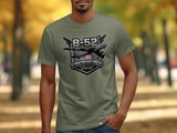 B-52 Stratofortress Shirt, Military Aviation Graphic Tee, US Air Force Veteran Gift, Patriotic Bomber Pilot Top, Tactical Airman T-Shirt thumbnail 7