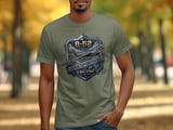B-52 Stratofortress Shirt, Military Aviation T-Shirt, Vintage Air Force Graphic Tee, Strategic Bomber Plane Veteran Gift, Global Strike Top thumbnail 1