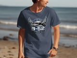 B-52 Stratofortress Shirt, US Air Force Military Bomber T-Shirt, Aviation Veteran Gift, Patriotic Airplane Graphic Tee for Men Dad thumbnail 1