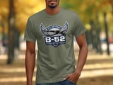 B-52 Stratofortress Shirt, US Air Force Military Bomber T-Shirt, Aviation Veteran Gift, Patriotic Airplane Graphic Tee for Men Dad thumbnail 2