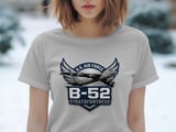 B-52 Stratofortress Shirt, US Air Force Military Bomber T-Shirt, Aviation Veteran Gift, Patriotic Airplane Graphic Tee for Men Dad thumbnail 6