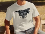 B-52 Stratofortress T-Shirt, Military Bomber Airplane Shirt, Air Force Pilot Graphic Tee, Veteran Gift for Him Aviation Top thumbnail 4