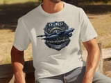 B-52 Stratofortress T-Shirt, US Air Force Military Aviation Bomber Tee, Vintage Airplane Pilot Graphic Shirt, Veteran Gift for Dad thumbnail 9