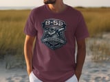 B-52 Stratofortress Shirt Air Force Bomber Graphic Tee Military Aviation Crest Gift for Veteran Pilot Vintage Bomber Airplane Top thumbnail 8
