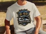 B-52 Stratofortress T-Shirt, Military Bomber Airplane Graphic Tee, Veteran Aviation Crest Shirt, Tactical Air Force Pilot Gift for Him thumbnail 9