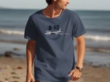 B-52 Stratofortress T-Shirt, Aviation Lover Graphic Tee, Military Bomber Airplane Shirt, Veteran Air Force Gift, Pilot Flying Top thumbnail 4