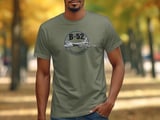 B-52 Stratofortress T-Shirt, Aviation Lover Graphic Tee, Military Bomber Airplane Shirt, Veteran Air Force Gift, Pilot Flying Top thumbnail 5
