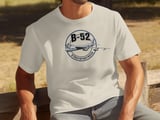 B-52 Stratofortress T-Shirt, Aviation Lover Graphic Tee, Military Bomber Airplane Shirt, Veteran Air Force Gift, Pilot Flying Top thumbnail 3