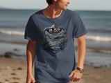 B-52 Stratofortress Shirt, Vintage Military Aviation Graphic T-Shirt, Air Force Veteran Gift, Tactical Bomber Plane Crest Tee for Him thumbnail 8