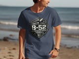 B-52 Stratofortress T-Shirt, US Air Force Military Airplane Shirt, Aviation Veteran Tee, Retro Bomber Plane Graphic Shirt, Gift for Veteran thumbnail 3