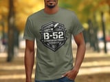 B-52 Stratofortress T-Shirt, US Air Force Military Airplane Shirt, Aviation Veteran Tee, Retro Bomber Plane Graphic Shirt, Gift for Veteran thumbnail 2