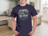 B-52 Stratofortress T-Shirt, US Air Force Bomber Graphic Tee, Military Aviation Crest Shirt, Veteran Gift for Him, Patriotic Pilot Apparel thumbnail 7