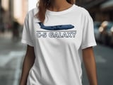 C-5 Galaxy T-Shirt Aviation Pilot Shirt, Air Force Cargo Plane Graphic Tee, Military Aircraft Enthusiast Top, AvGeek Veteran Gift for Men thumbnail 4