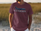 C-5 Galaxy T-Shirt Aviation Pilot Shirt, Air Force Cargo Plane Graphic Tee, Military Aircraft Enthusiast Top, AvGeek Veteran Gift for Men thumbnail 8