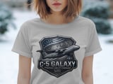 C-5 Galaxy T-Shirt, Military Aviation Shirt, Strategic Airlift Plane Tee, Air Force Veteran Gift, Cargo Aircraft Graphic Tee for Pilot thumbnail 6