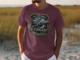 C-5 Galaxy T-Shirt, Air Force Military Aircraft Tee, Retro Aviation Patch Shirt, Cargo Plane Graphic Top, US Veteran Gift for Him thumbnail 9