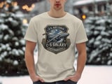 C-5 Galaxy T-Shirt, Air Force Military Aircraft Tee, Retro Aviation Patch Shirt, Cargo Plane Graphic Top, US Veteran Gift for Him thumbnail 5