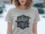 C-5 Galaxy T-Shirt, Military Airlift Tee, US Air Force Cargo Plane Shirt, Aviation Enthusiast Graphic Top, Veteran Gift for Dad thumbnail 2