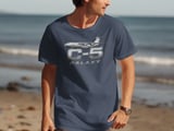 C-5 Galaxy T-Shirt, Military Aircraft Graphic Tee, Aviation Enthusiast Shirt, Air Force Plane Crew Top, Pilot Airplane Gift for Him thumbnail 7