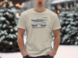 C-5 Galaxy T-Shirt, Military Aircraft Graphic Tee, Aviation Enthusiast Shirt, Air Force Plane Crew Top, Pilot Airplane Gift for Him thumbnail 2