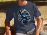 C-5 Galaxy T-Shirt Military Aviation Airlift Cargo Plane Veteran Pilot Shirt AvGeek Gift Strategic Crest Graphic Tee Men thumbnail 3