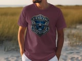 C-5 Galaxy T-Shirt Military Aviation Airlift Cargo Plane Veteran Pilot Shirt AvGeek Gift Strategic Crest Graphic Tee Men thumbnail 2