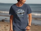 C-5 Galaxy T-Shirt, US Military Cargo Airplane Tee, Air Force Pilot Veteran Shirt, Aviation Enthusiast Gift, Heavy Airlift Graphic Top thumbnail 4