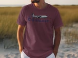 C-5 Galaxy T-Shirt, Military Airplane Shirt, Aviation Veteran Gift, Pilot Cargo Plane Tee, Air Force Aircraft Graphic Top, Gift for Him thumbnail 9