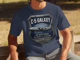C-5 Galaxy T-Shirt, US Air Force Cargo Plane Shirt, Military Aviation Gift, Strategic Airlift Pilot Graphic Tee, Air Mobility Command Top thumbnail 4